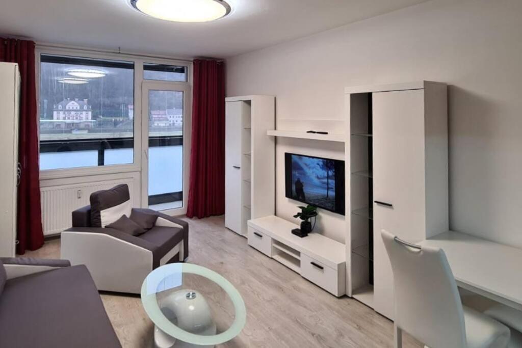 Utulny Apartman V Centru, S Krasnym Vyhledem Decin Zewnętrze zdjęcie